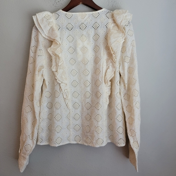 Sezane Boby Shirt size 38 NWT - Picture 9 of 10
